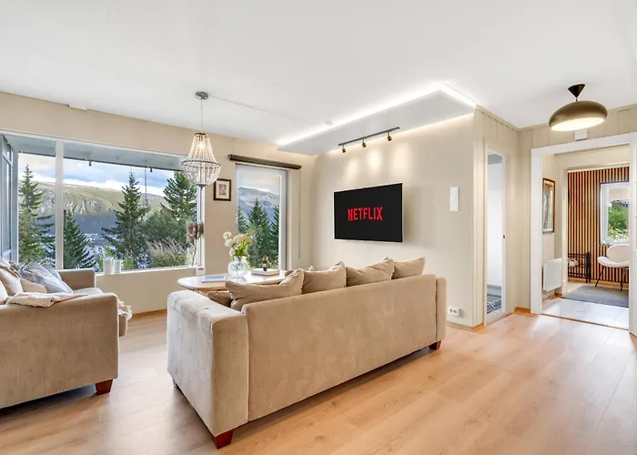 Northern Sky View With Free Parking Apartamento *