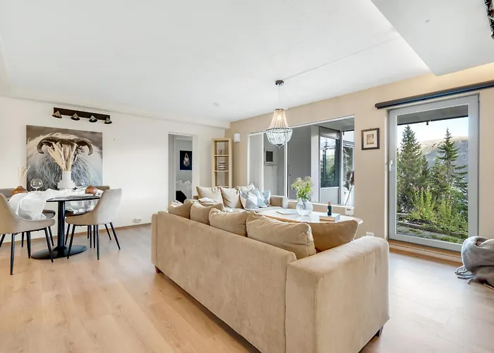 Daire Northern Sky View With Free Parking Tromsø